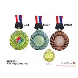 MHM 6511 Metal Hanging Medal 7cm